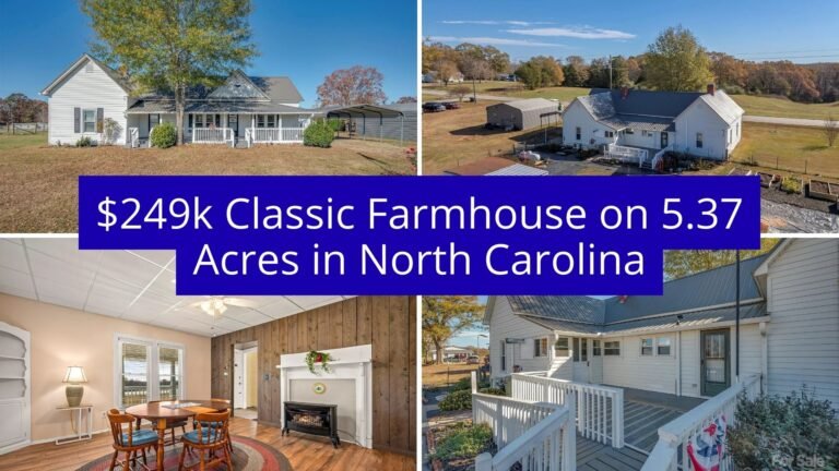 $249 dirt-cheap famrhouse in north carolina on 5 acres