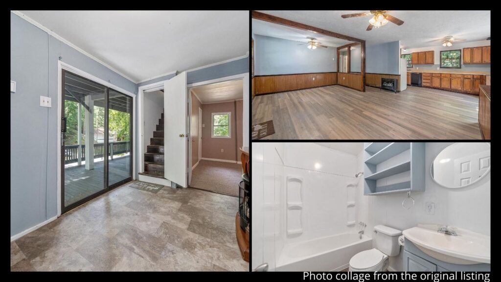 cozy interior of countryside home in Saulsbury Tennessee