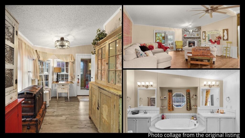 interior of affordable farmhouse Tennessee
