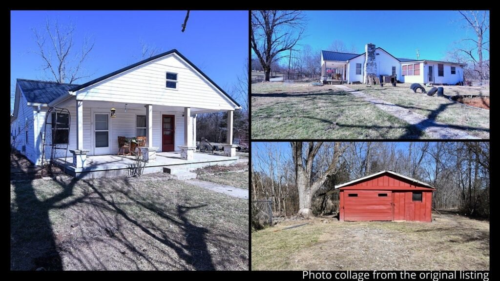 country home with acreage in Spencer Tennessee near Fall Creek Falls