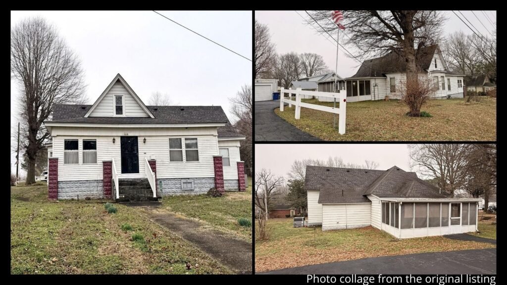 cheap historic farmhouse with land in Kenton Tennessee