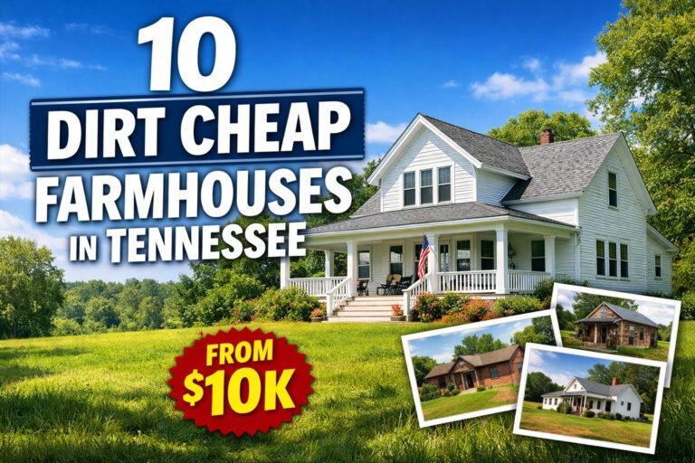 Cheap Move-In Ready Farmhouses in Tennessee With Land