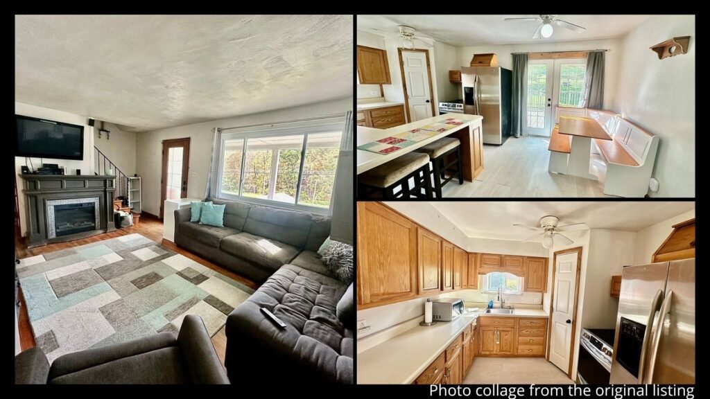 interior farmhouse Pennsylvania Kittanning with cozy layout and basement bonus room