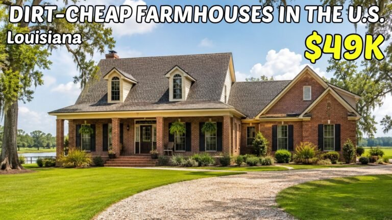 10 cheap farmhouses in Louisiana with land — properties from $240K to $49,900