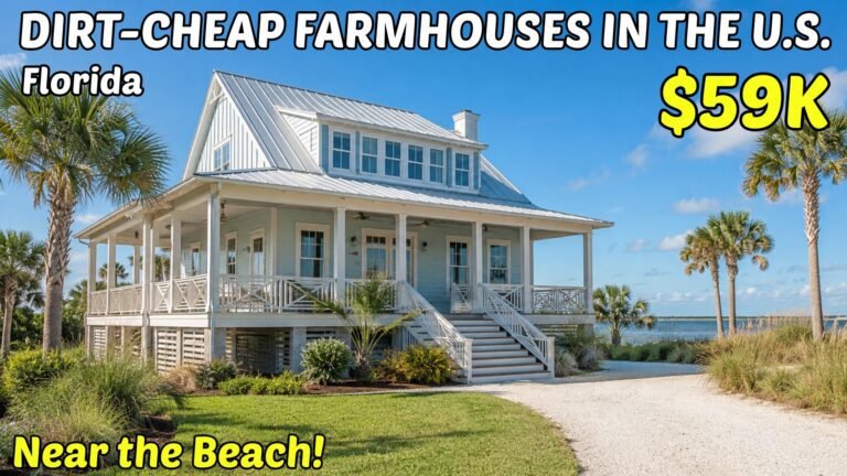 Cheap farmhouses with land for sale in Florida — rural properties under $150,000