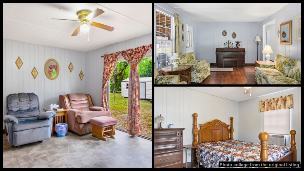 Interior of a spacious farmhouse compound in Perry, Florida.