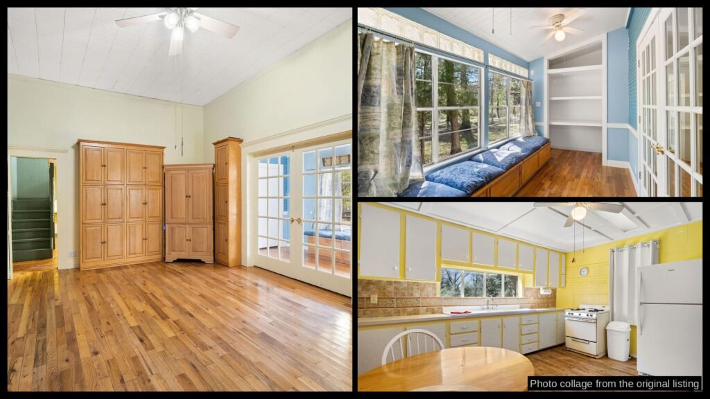 Interior photos of cheap farmhouse in DeRidder, LA — 1,988 sqft, 3 bed, 1 bath