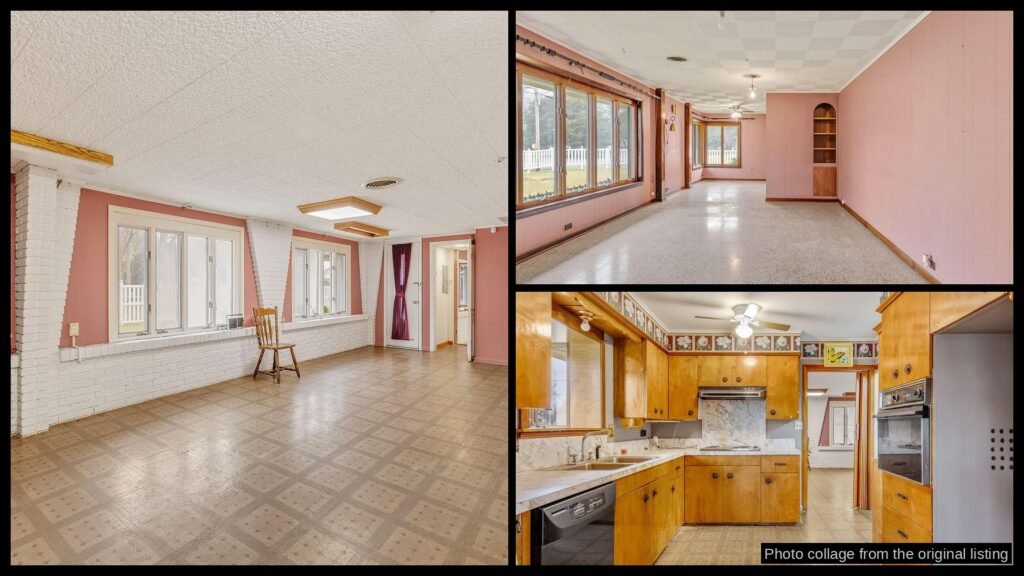 Interior photos of cheap farmhouse in Melville, LA — 2,643 sqft, 2 bed, 2 bath