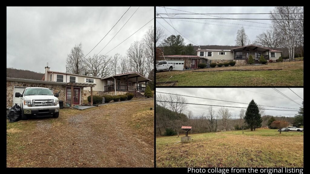 Virginia rural property in Pound with pasture land, chicken coop, garage storage, and open acreage