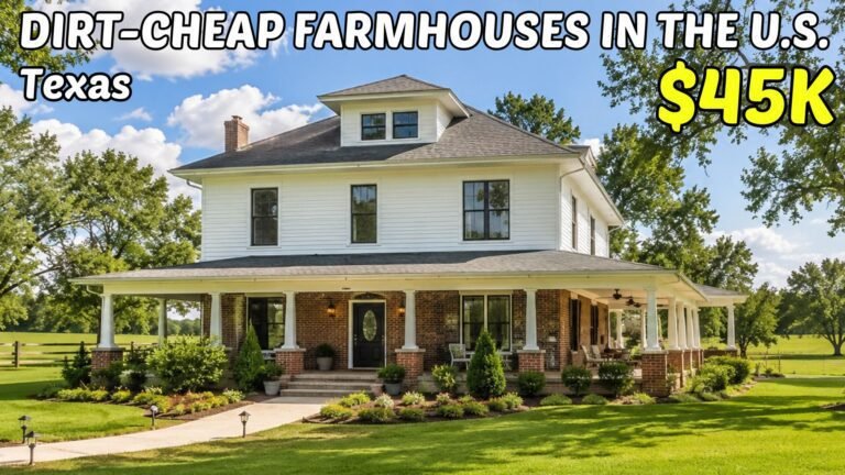 Cheap farmhouses in Texas with land — 11 rural properties from $285,000 to $45,000