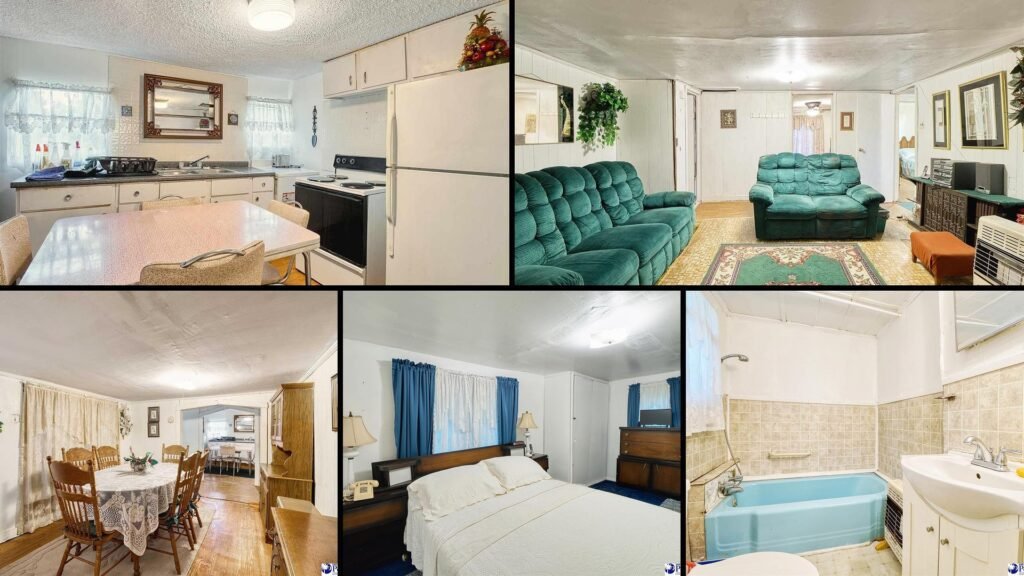 Interior of cheap farmhouse in Kingstree South Carolina — 3 bedrooms 1 bath, traditional layout, appliances included
