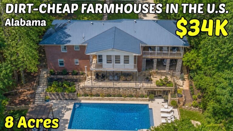10 dirt cheap farmhouses with land in Alabama (Real Estate Goldmines)
