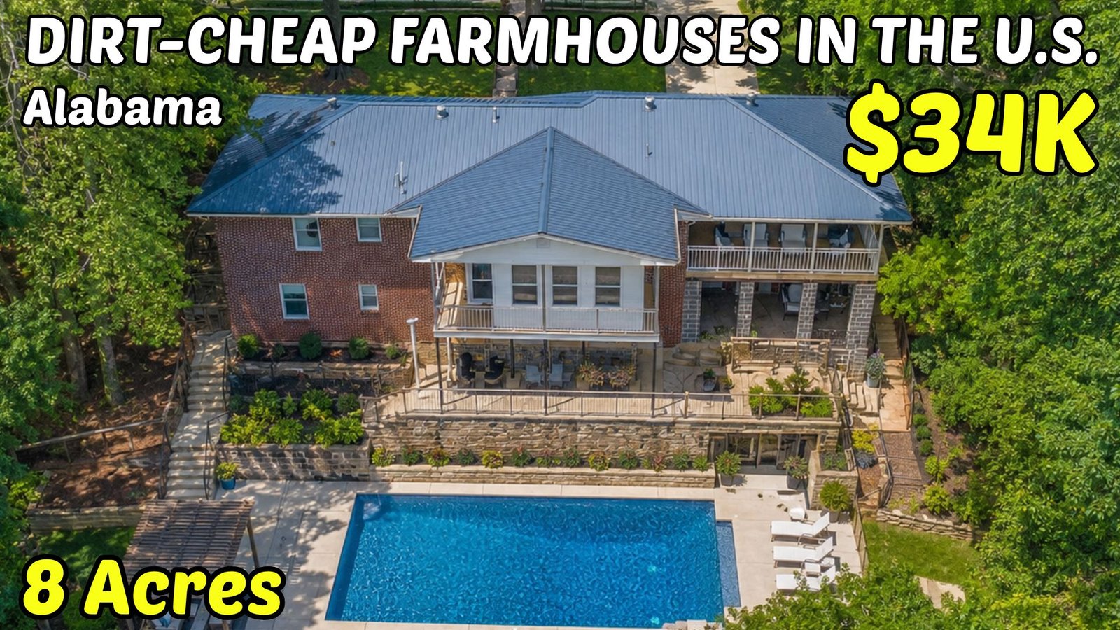 10 dirt cheap farmhouses with land in Alabama (Real Estate Goldmines)