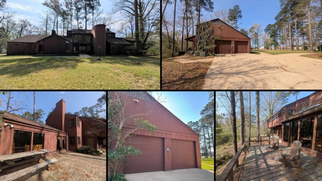 Exterior and land of cheap farmhouse in Camden, Arkansas — 5.85 acres