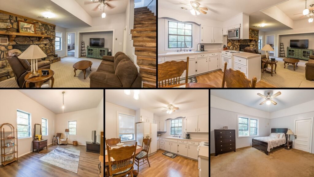 Interior of cheap farmhouse in Camden, Arkansas — 4 bed, 3 bath, 2,185 sq ft