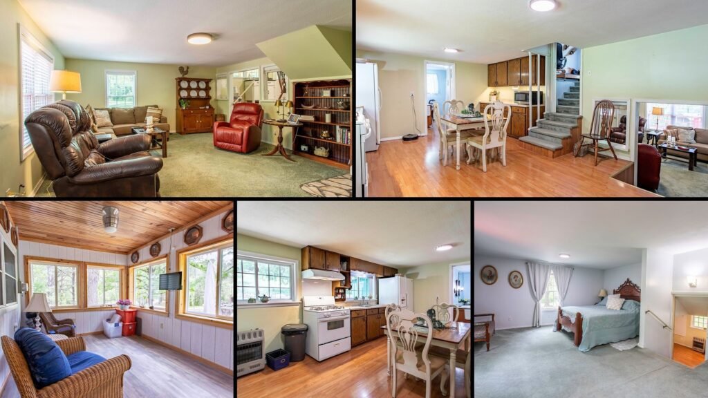 Interior of cheap farmhouse in Ravenden, Arkansas — 2 bed, 2.5 bath, 1,680 sq ft
