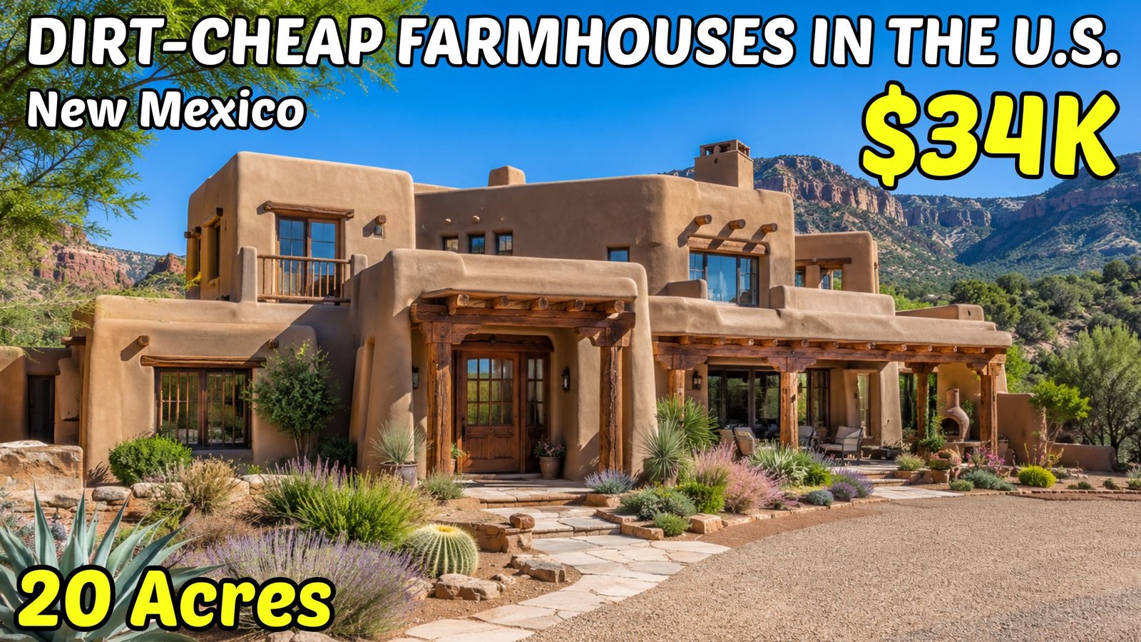10 cheap farmhouses in New Mexico with land — rural homes and acreage priced from $49,800 to $275,000