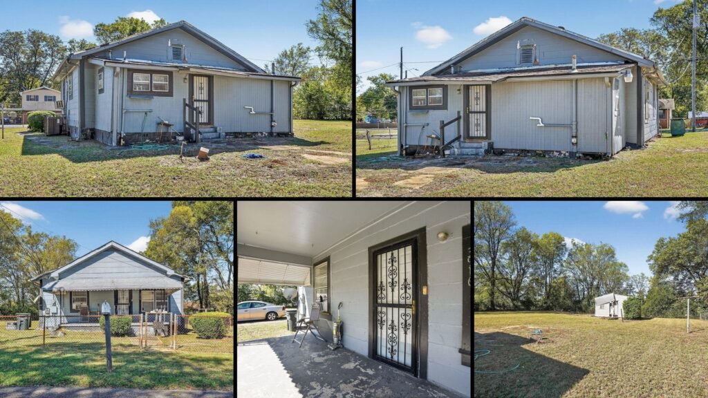 Affordable brick home on a fenced lot in Birmingham, Alabama