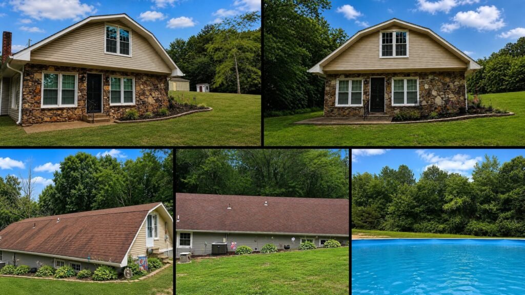 Cheap farmhouse in Alabama with land — 8.7-acre Killen property with pool