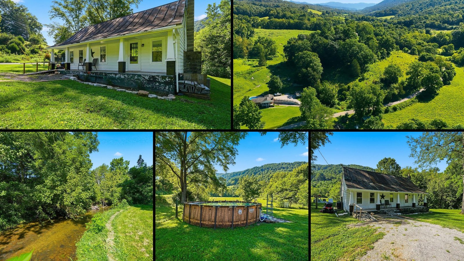 Exterior and land of a rural property for sale in Duffield Virginia — 1.34 acres in Scott County