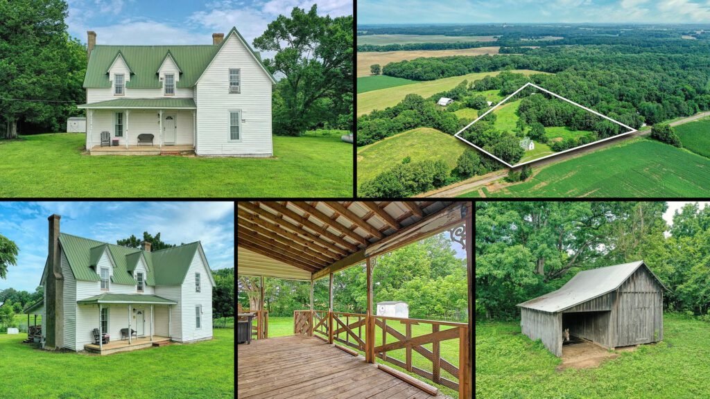 Exterior and land of a rural property for sale in Henry Tennessee — 5.62 acres in Henry County