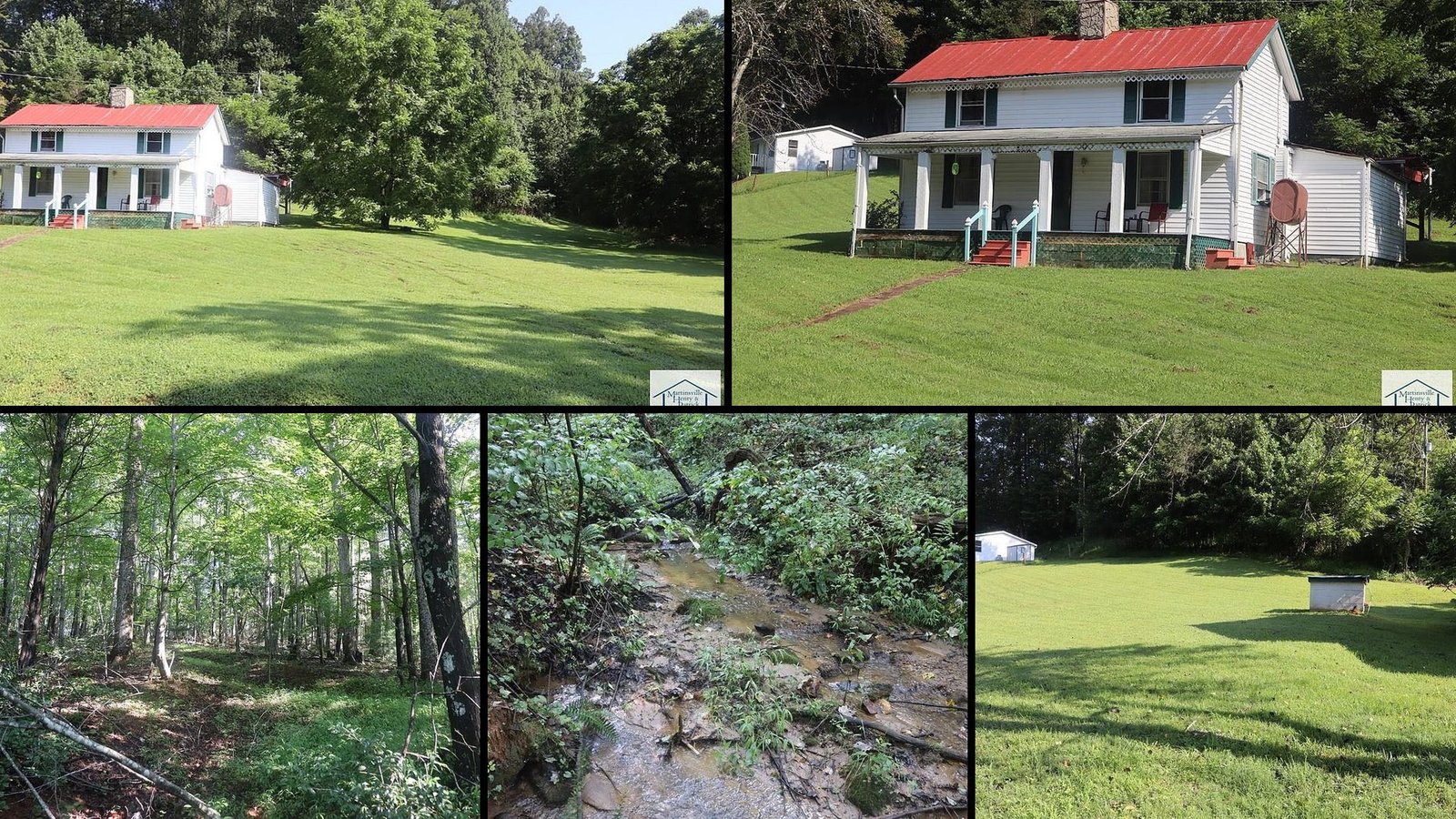 Exterior and land of a rural property for sale in Stuart Virginia — 2.93 acres in Patrick County
