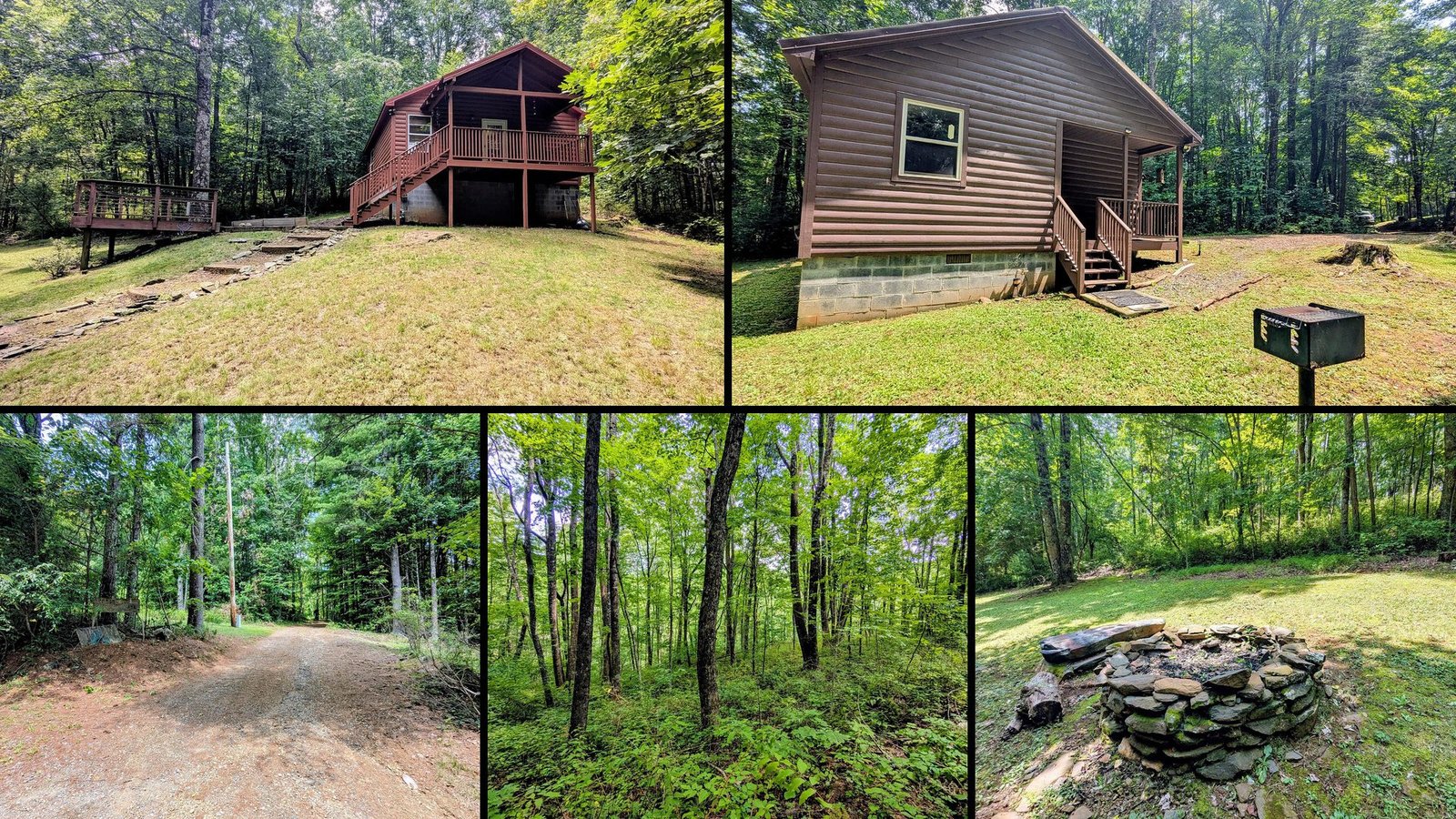 Exterior and land of a rural property for sale in Willis Virginia — 7.95 acres in Floyd County