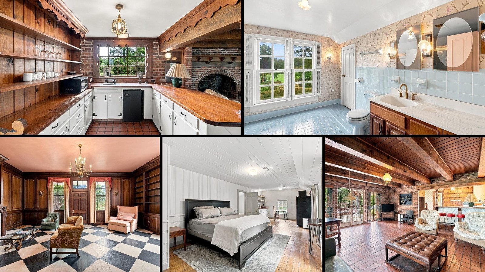 Interior of a rural home for sale in Amherst Virginia — 5 bedrooms, 5.5 bathrooms, 5,630 sq ft