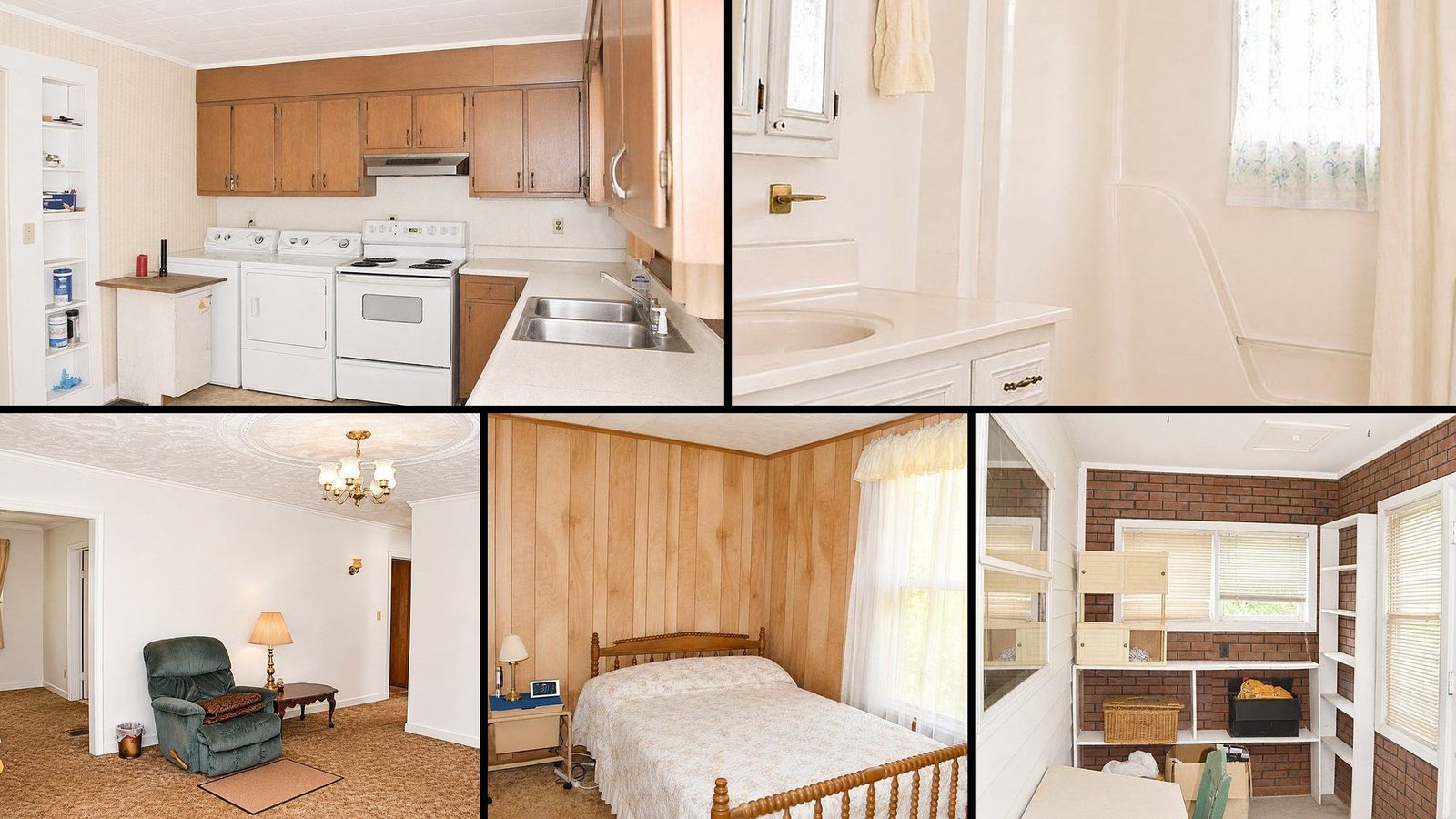 Interior of a rural home for sale in Grundy Virginia — 2 bedrooms, 1 bathrooms, 1,307 sq ft