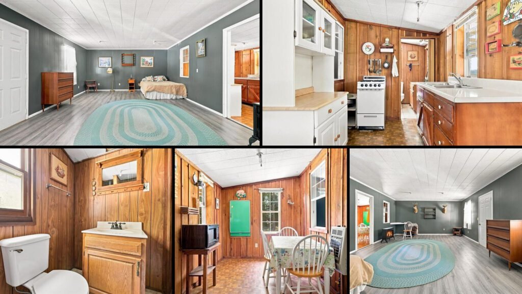 Interior of a rural home for sale in Rogersville Tennessee — 1 bedrooms, 1 bathrooms, 576 sq ft