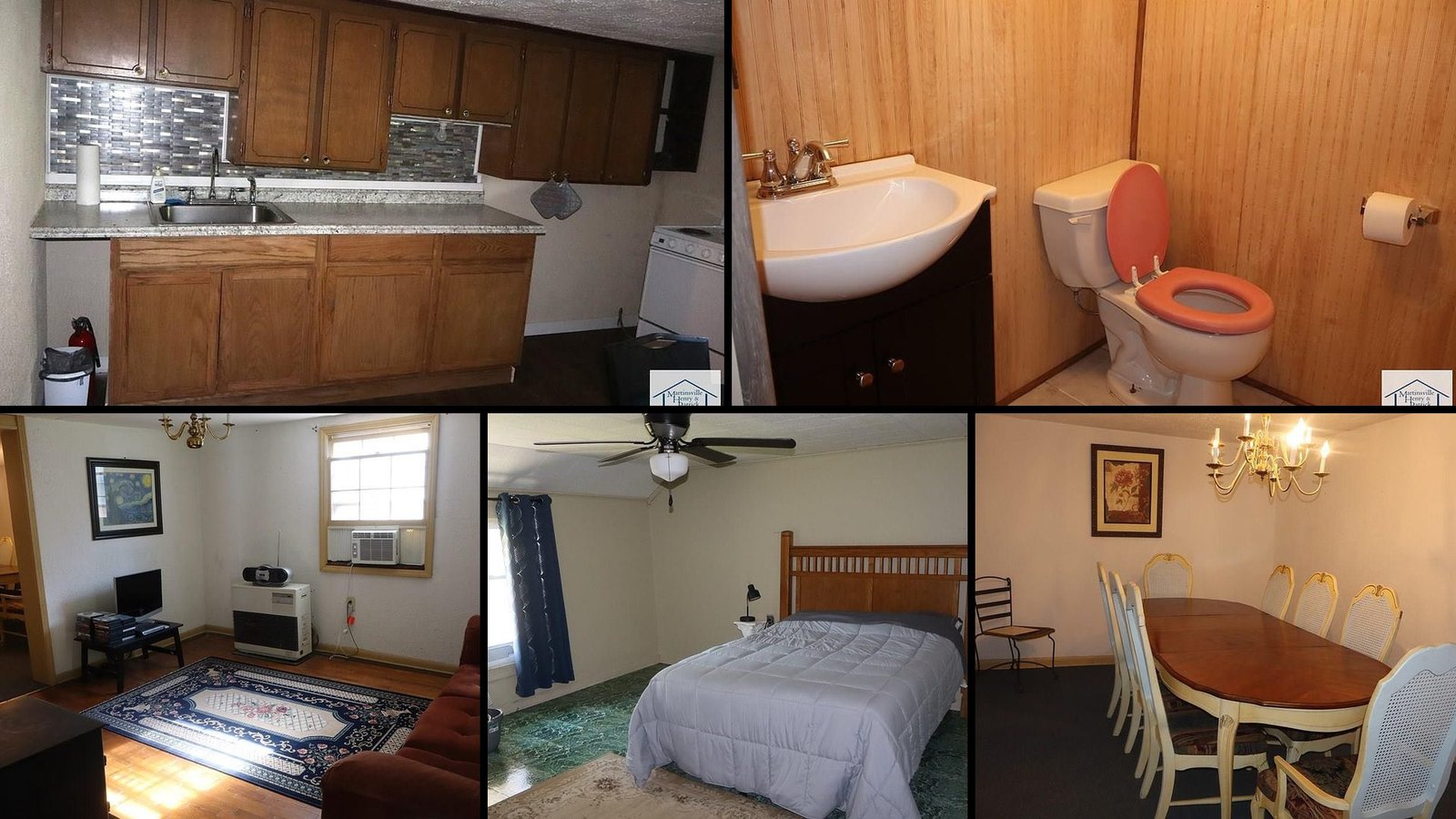 Interior of a rural home for sale in Stuart Virginia — 3 bedrooms, 1.5 bathrooms, 1,547 sq ft