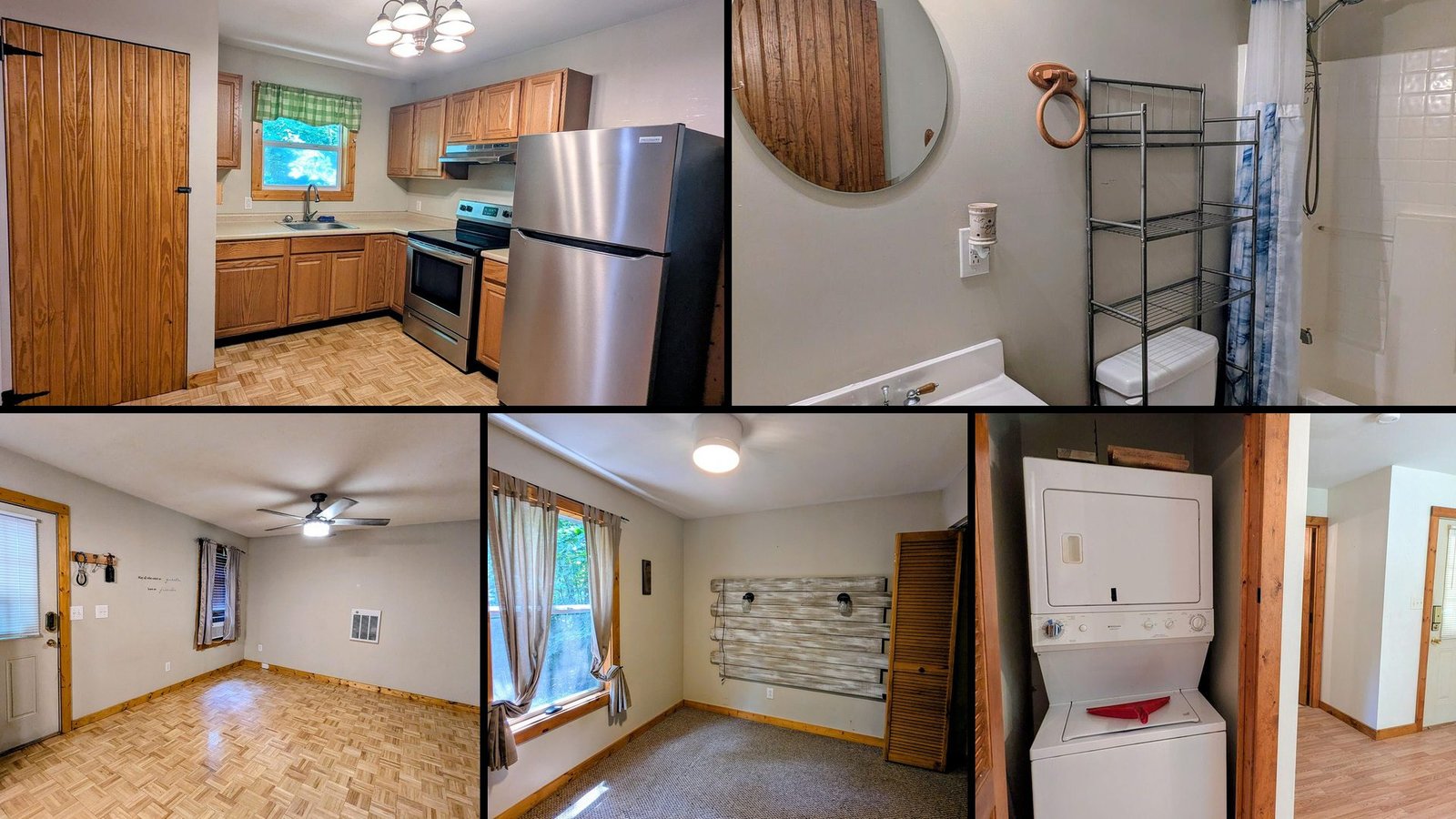 Interior of a rural home for sale in Willis Virginia — 3 bedrooms, 2 bathrooms, 1,044 sq ft
