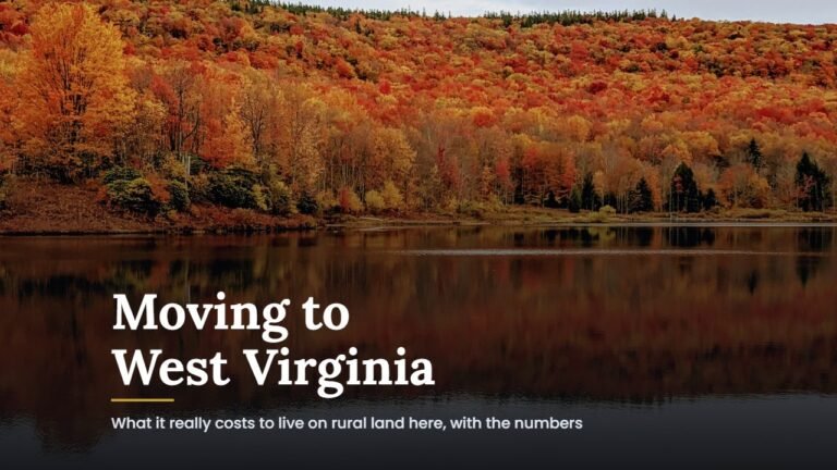 Moving to West Virginia: What It Really Costs to Live on Rural Land